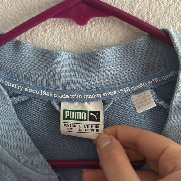 PUMA MEN'S JACKET Blue Fog size S - Picture 3 of 7